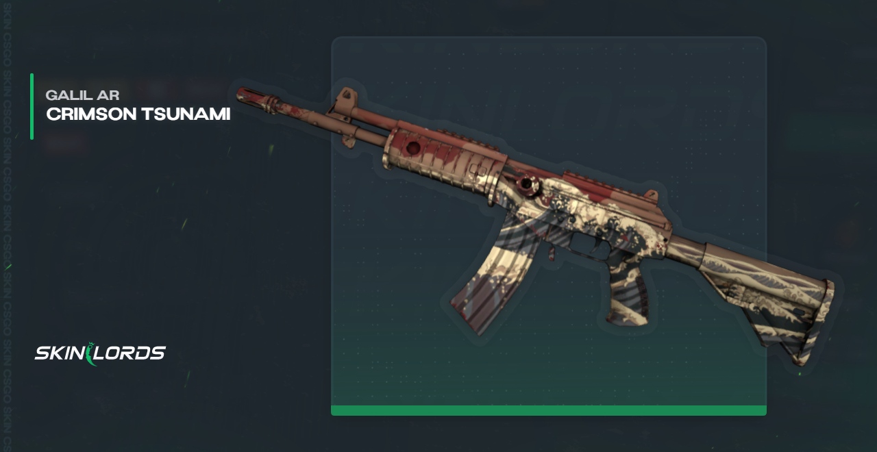 Galil AR Crimson Tsunami CSGO Skin