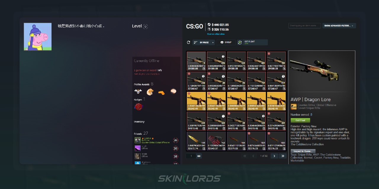 Conta Steam 5K Skins Csgo, Trade Ban, 20 Anos Steam - Counter