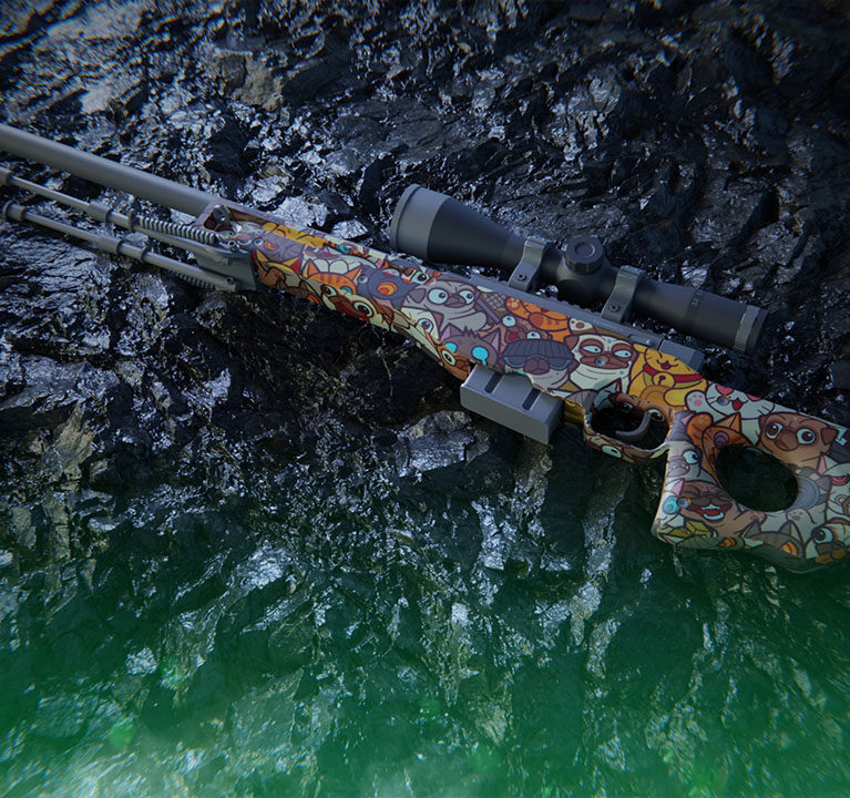 AWP | PAW Rare Golden Cat Pattern Guide