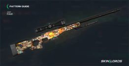 AWP | PAW Rare Golden Cat Pattern Guide - SkinLords