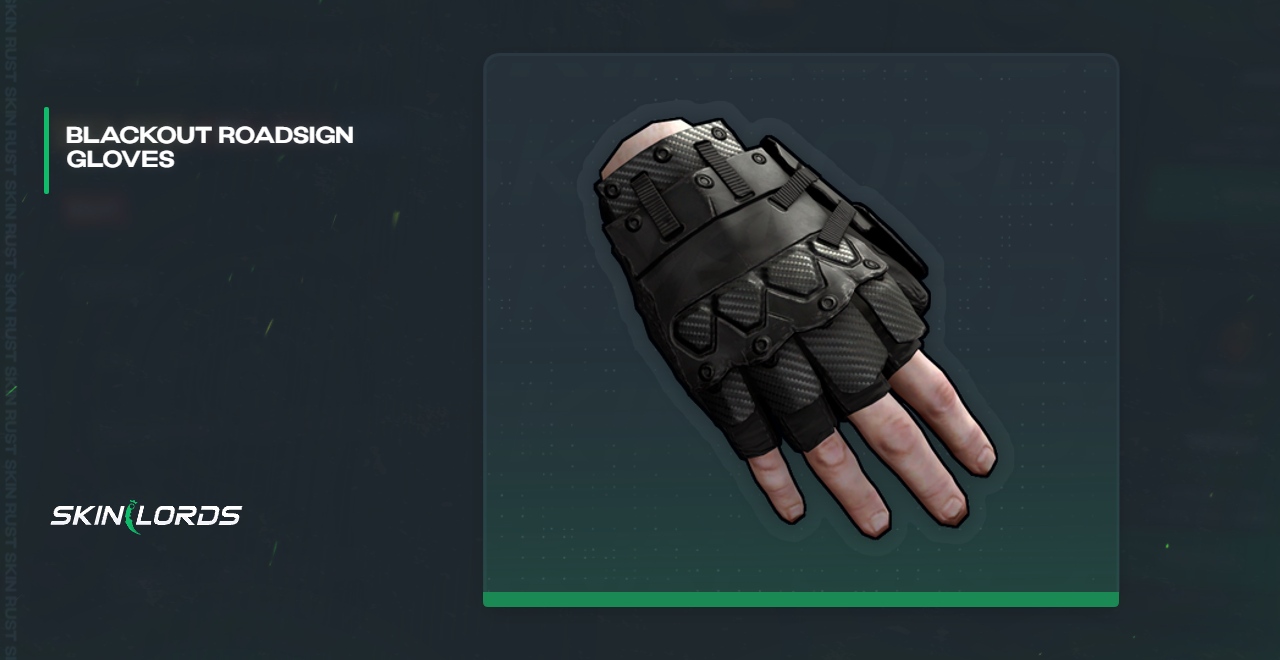 Blackout Roadsign Gloves Rust Skin