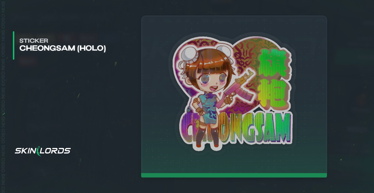 CSGO Sticker | Cheongsam (Holo)