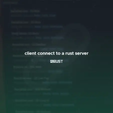 Como conectar o cliente a um servidor Rust