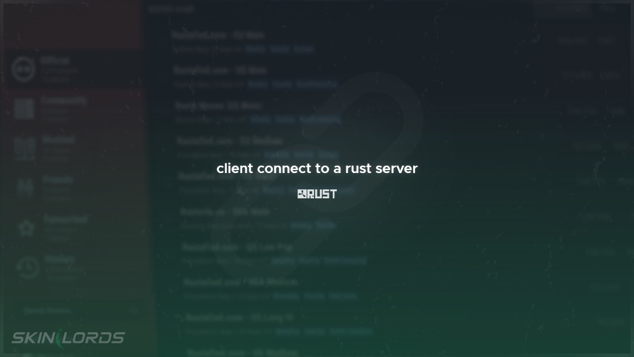 Client Connect to a Rust Server