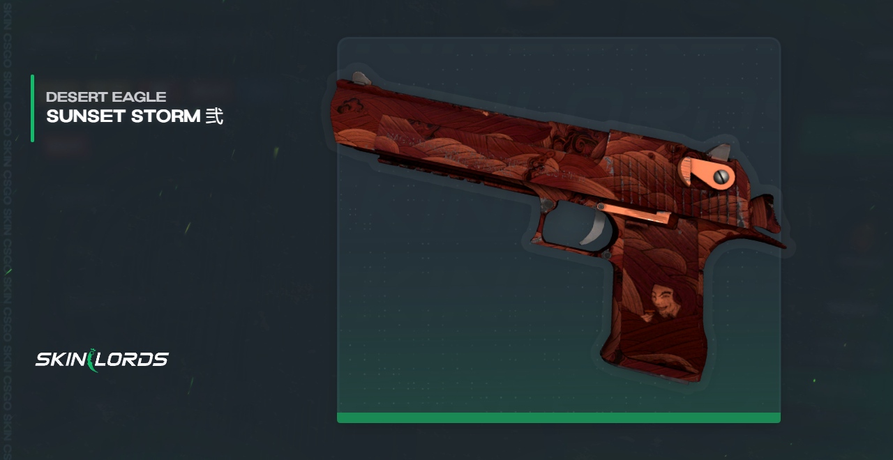 Desert Eagle Sunset Storm 弐 CSGO Skin