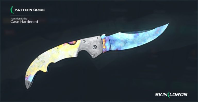 Falchion Knife Case Hardened | All Blue Gem Seeds - SkinLords