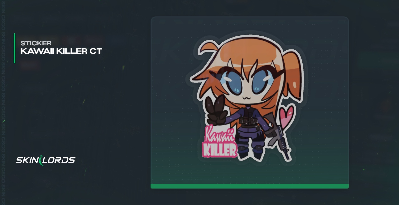 CSGO Sticker | Kawaii Killer CT