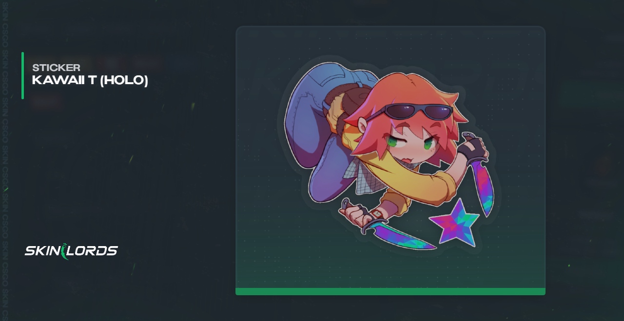 CSGO Sticker | Kawaii T (Holo)