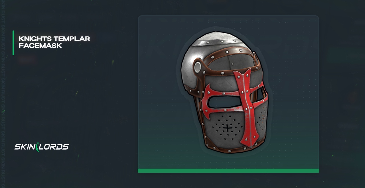 Knights Templar Facemask Rust Skin