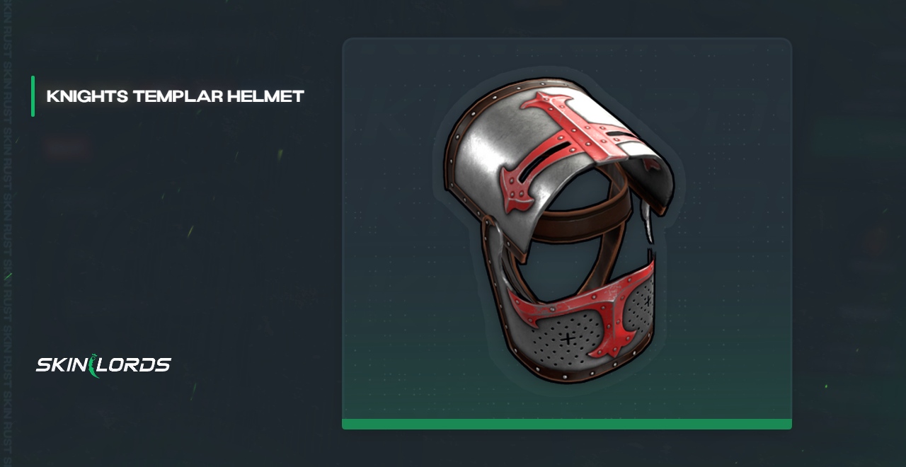 Capacete dos Templários Rust Skin