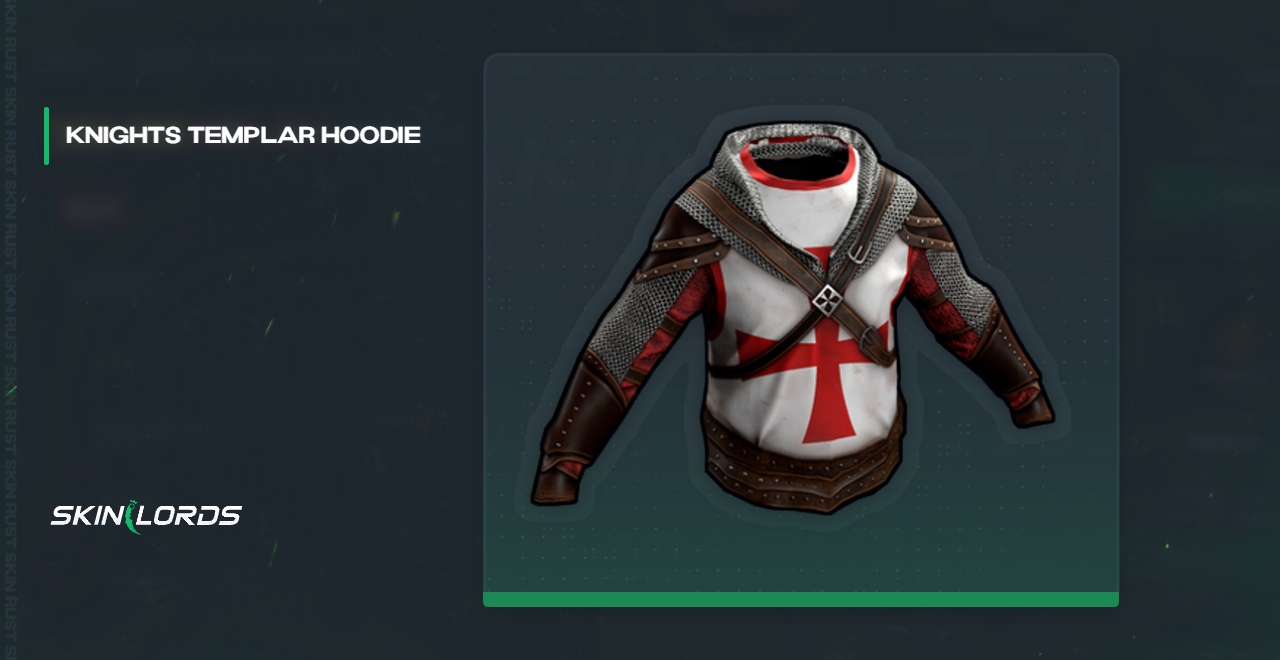 Sudadera con capucha de los Caballeros Templarios Rust Skin