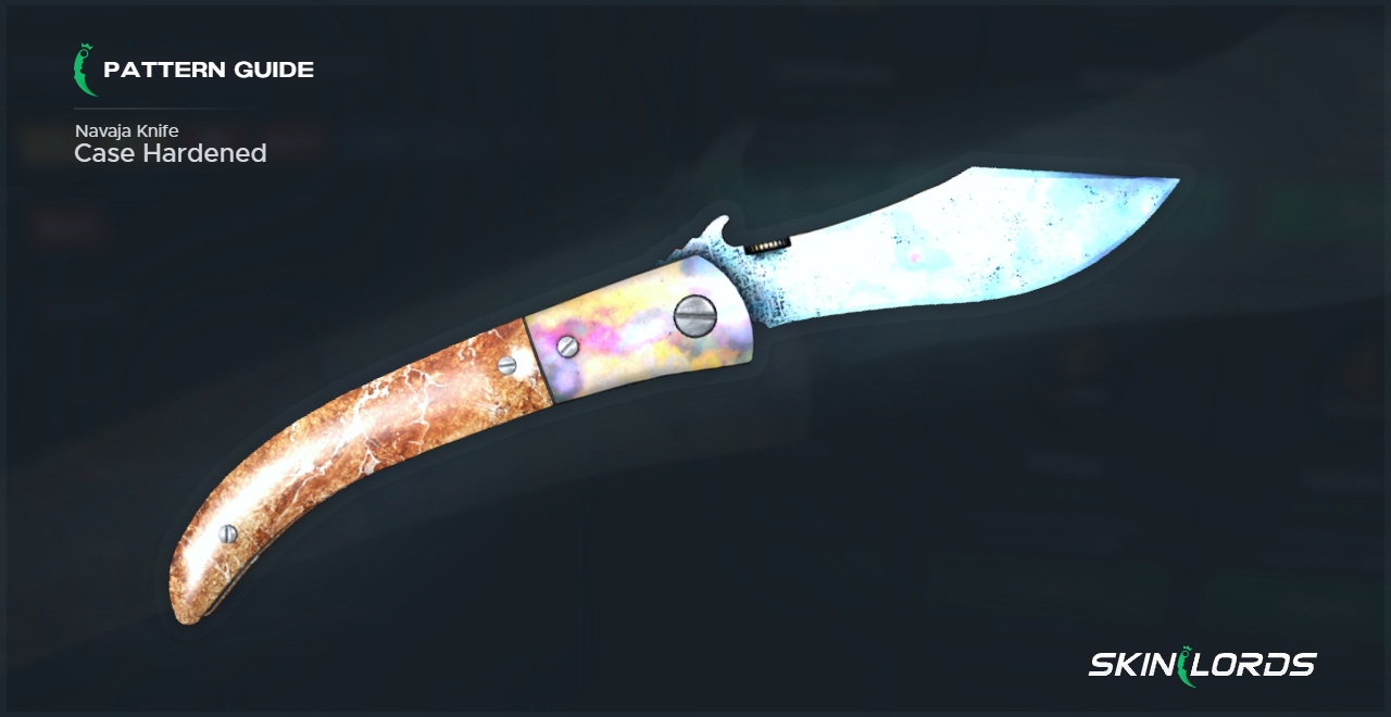 Couteau Navaja Case Hardened Blue Gem Guide