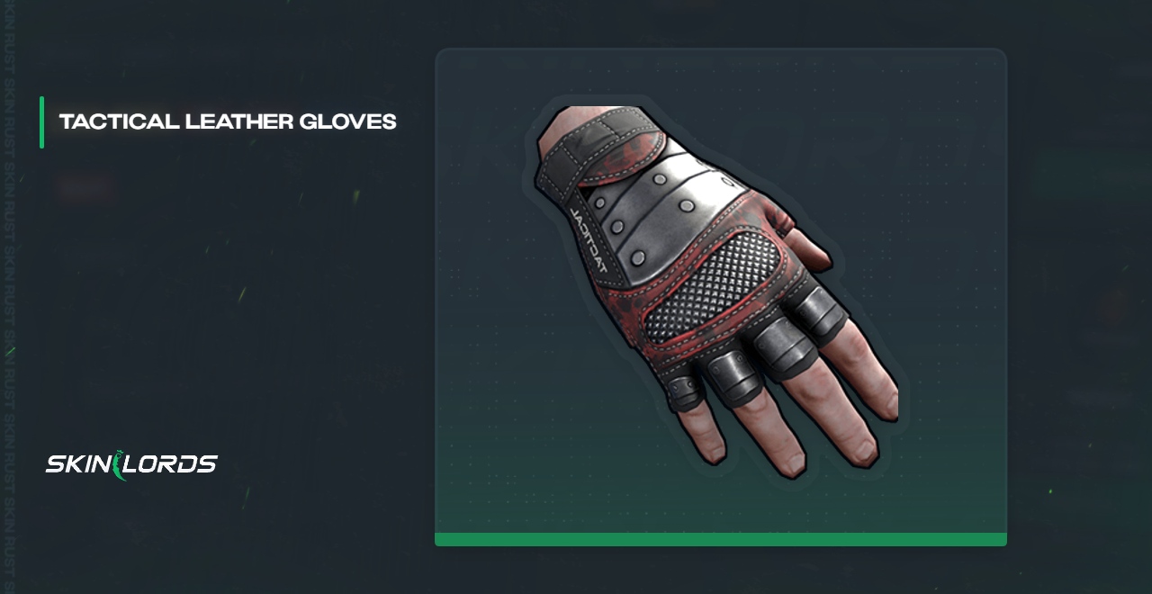 Tactical Leather Gloves Rust Skin