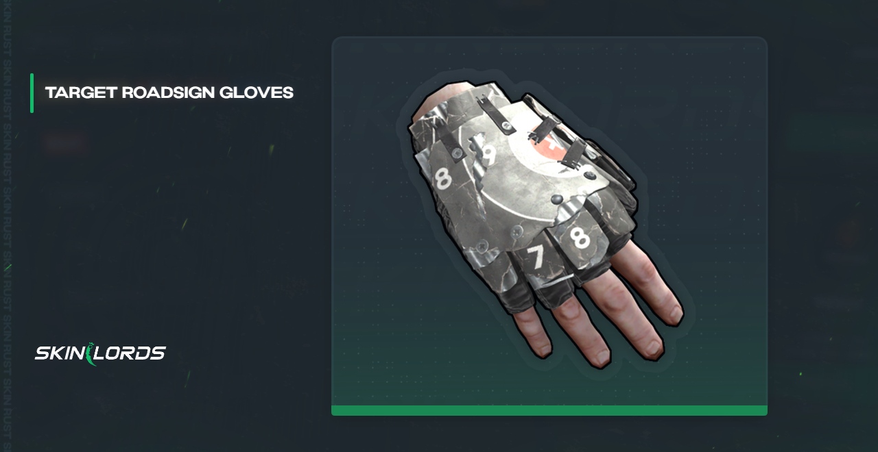 Target Roadsign Gloves Rust Skin