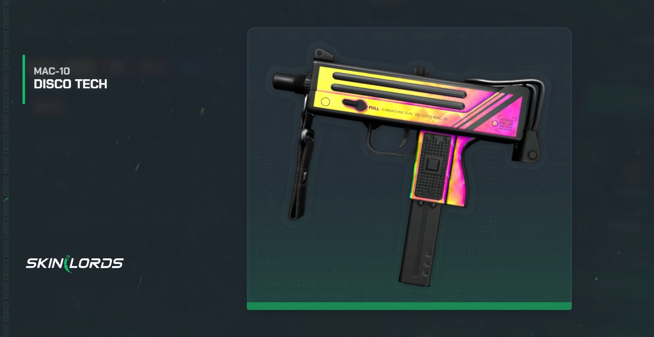 MAC-10 Disco Tech CS:GO Шкіра