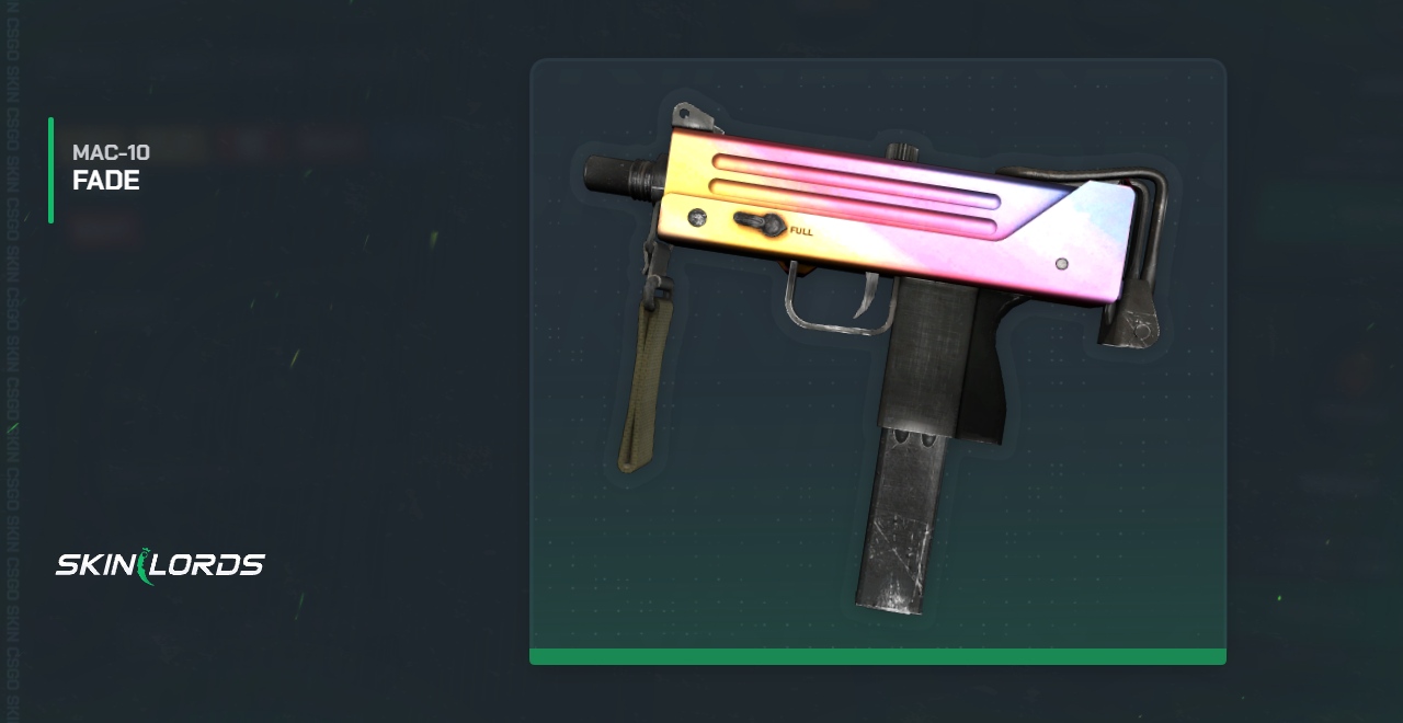 MAC-10 Fade CS:GO Hud