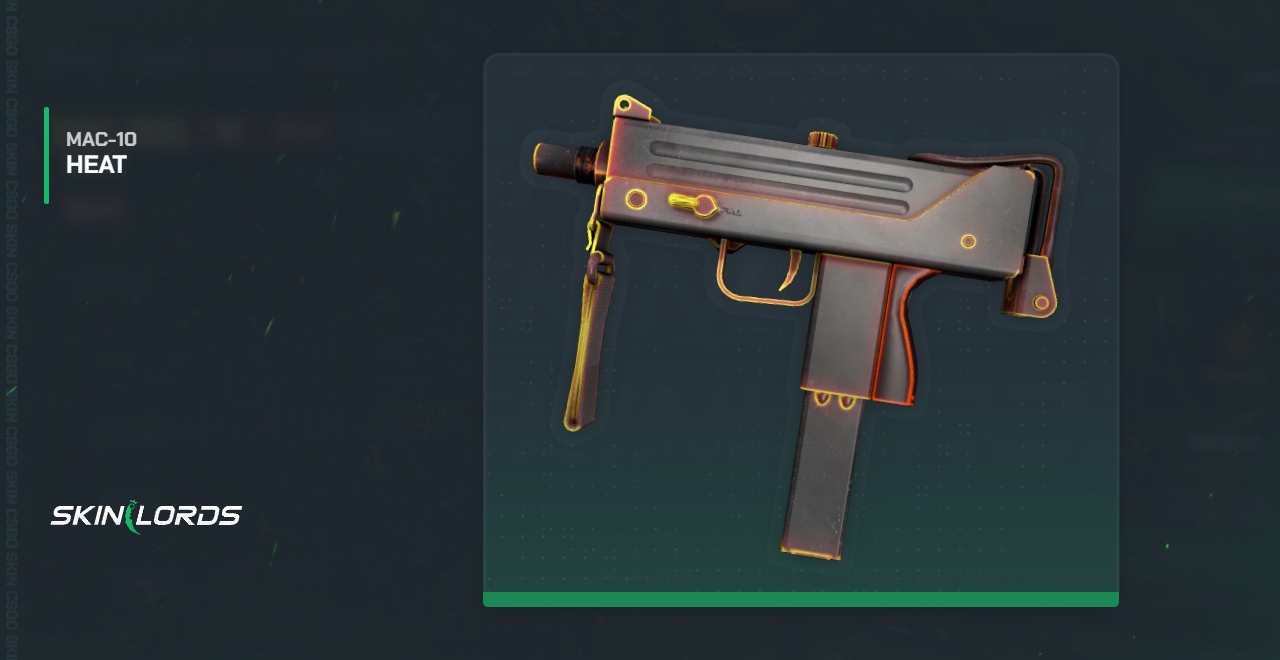 MAC-10 Heat CS:GO Skin