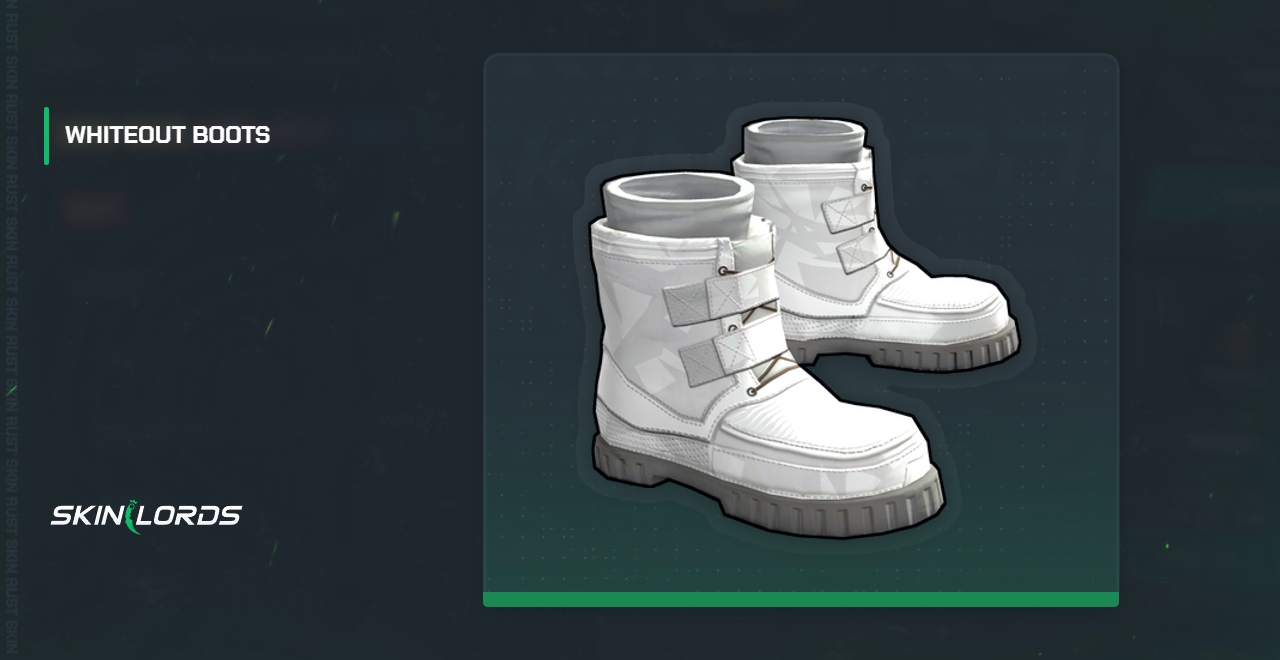 Botas Whiteout Rust Skin