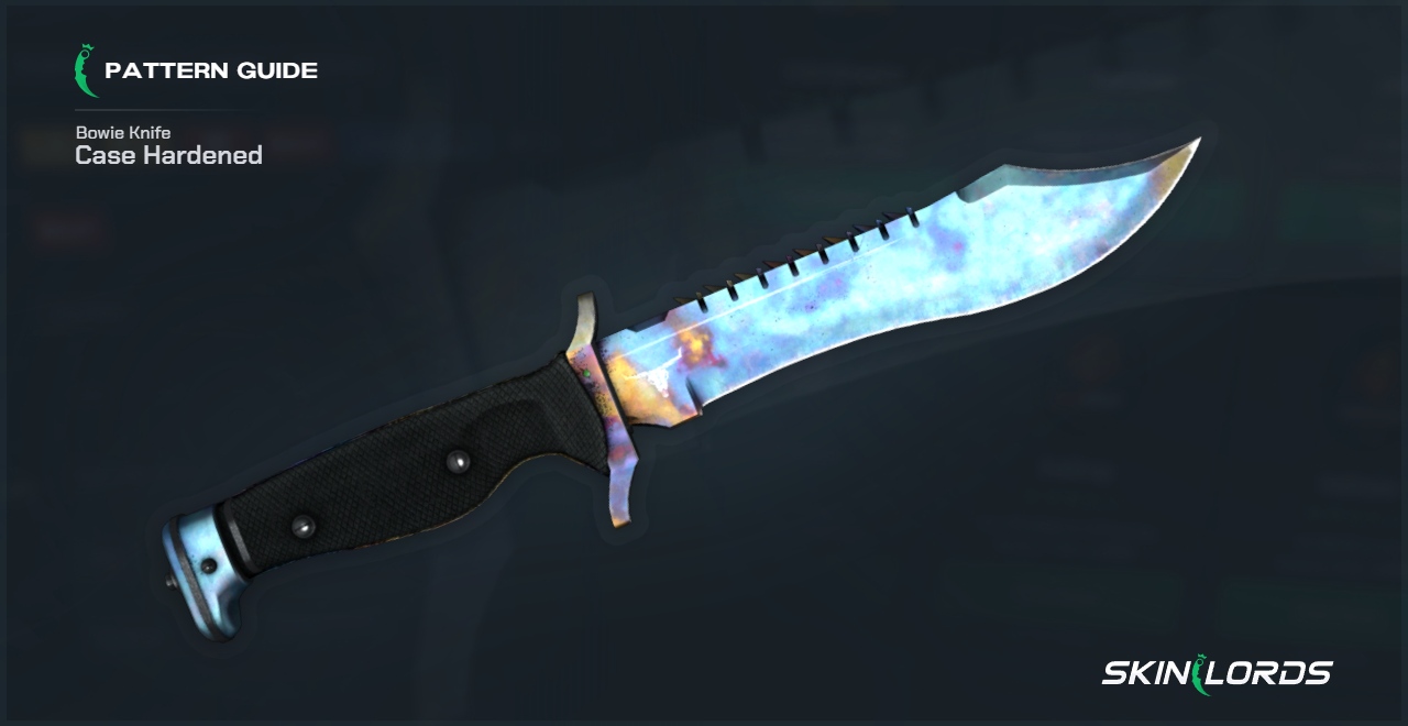 Nůž Bowie Case Hardened | Všechna semena Blue Gem - SkinLords