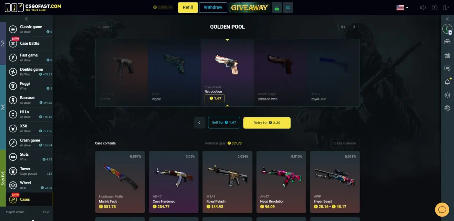 CSGOFast Review 2024 | Games | Ratings | Bonus Code