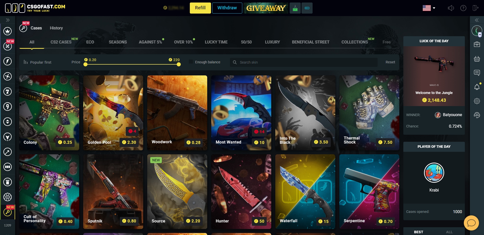 CSGOFast Case Opening Overview