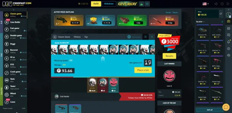 CSGOFast Review 2024 | Games | Ratings | Bonus Code