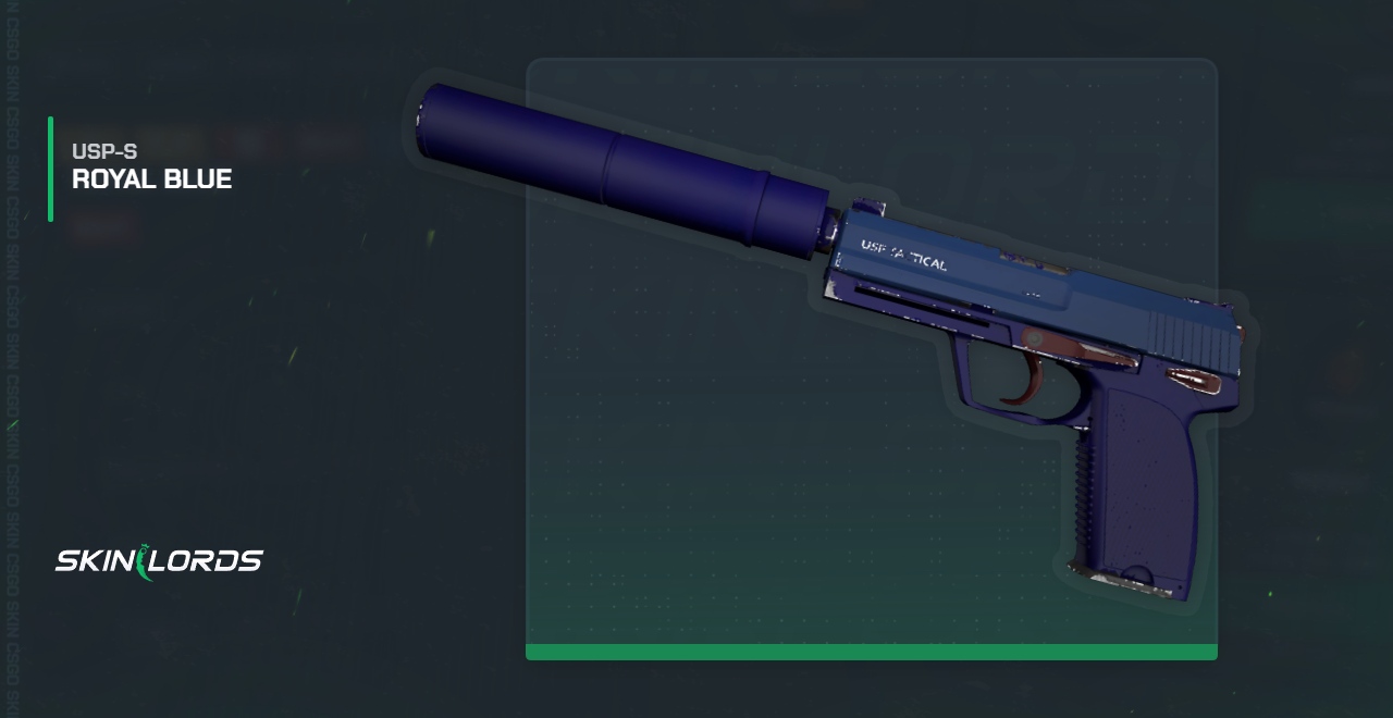 USP-S Royal Blue CS:GO Hud