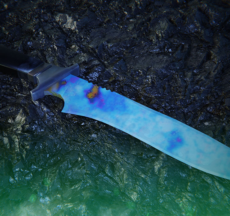 Classic Knife Case Hardened | All Blue Gem Seeds