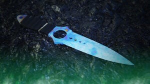 Flip Knife Case Hardened | All Blue Gem Seeds