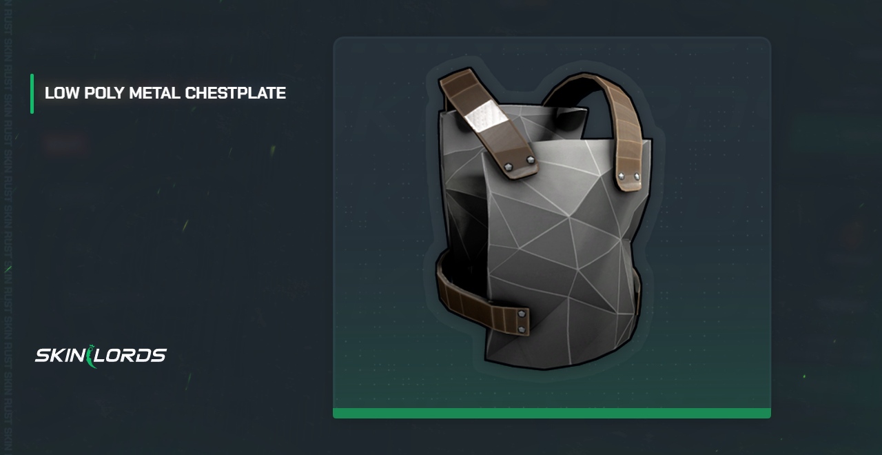 Skin Low Poly Metal Chestplate Rust