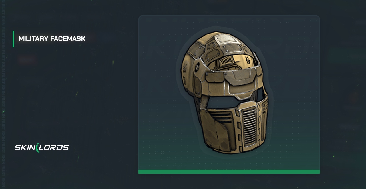 Military Facemask Rust Skin