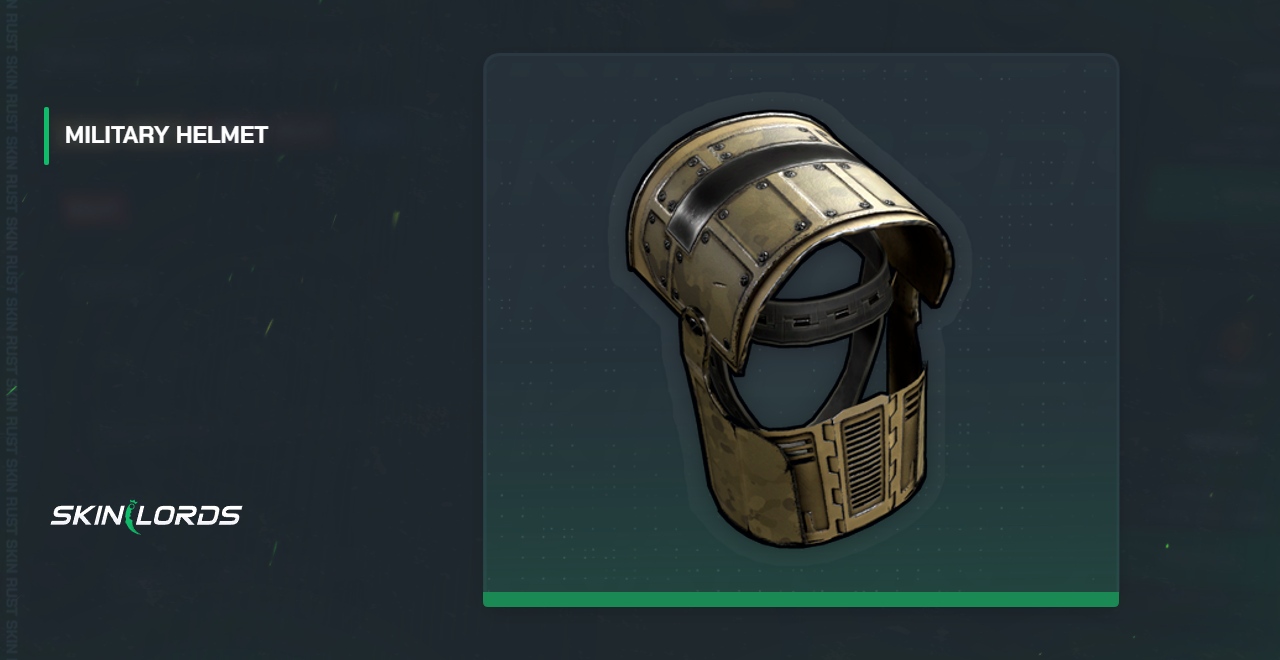 Capacete militar Rust Pele