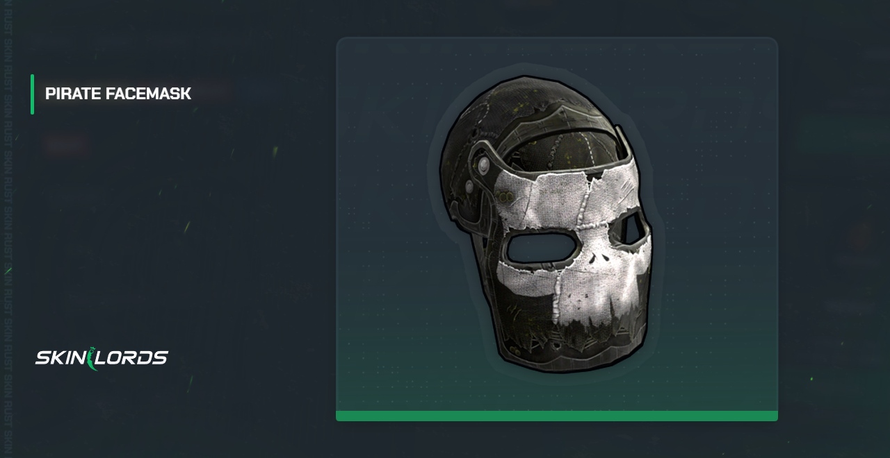 Pirate Facemask Rust Skin