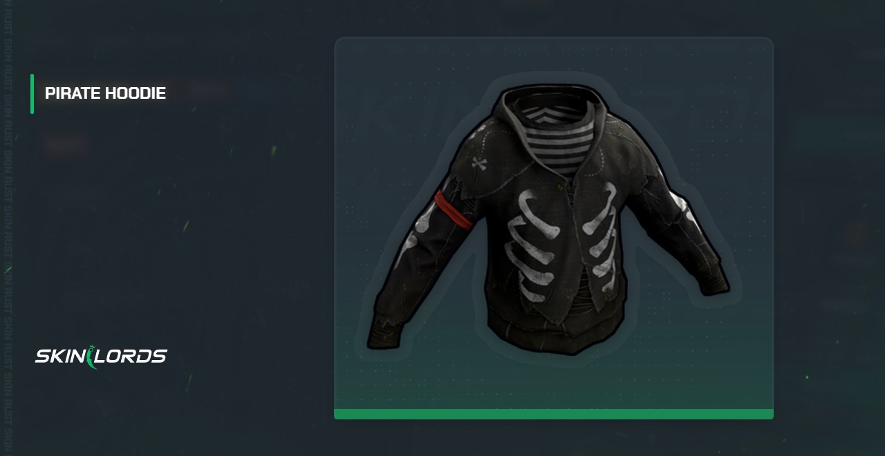 Piraten Hoodie Rust Skin