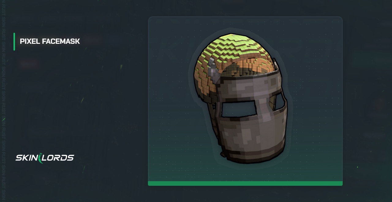 Pixel Facemask Rust Skóra