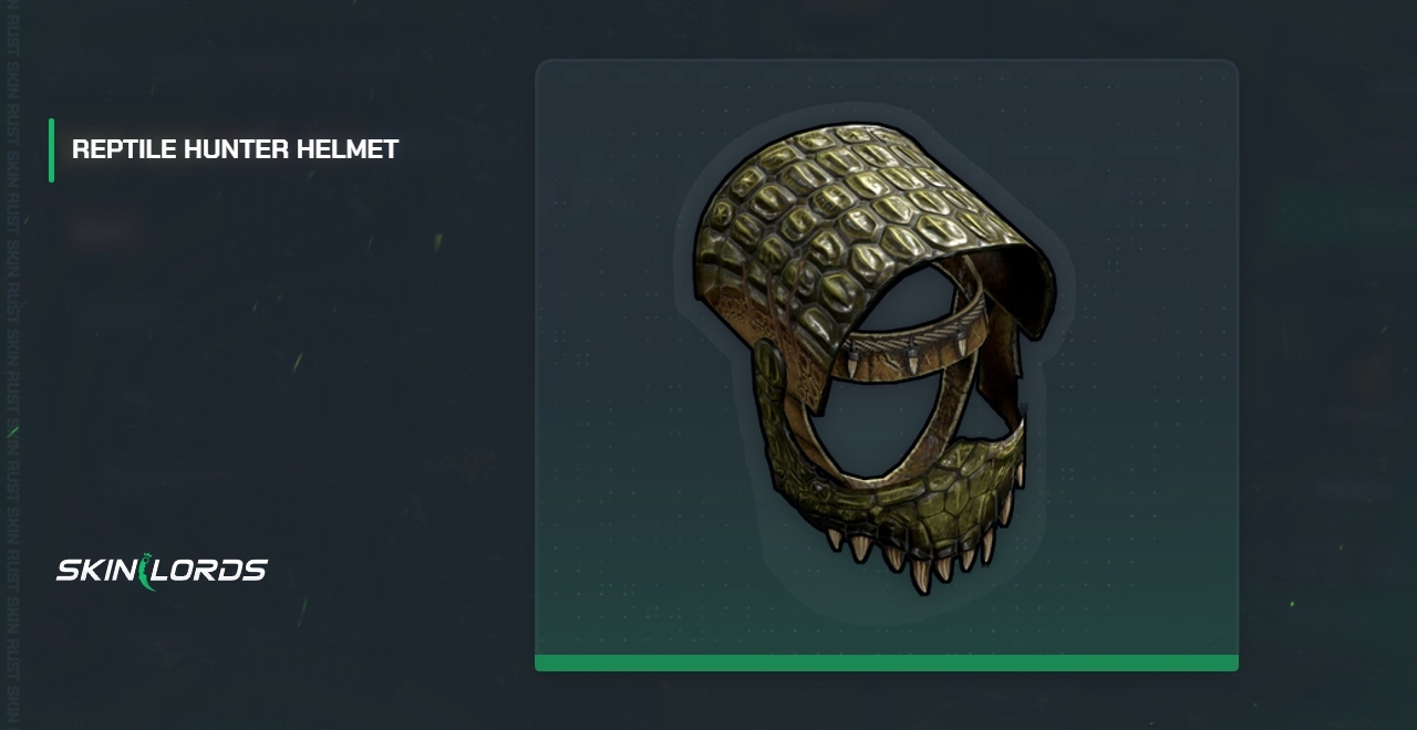 Casco de cazador de reptiles Rust Skin