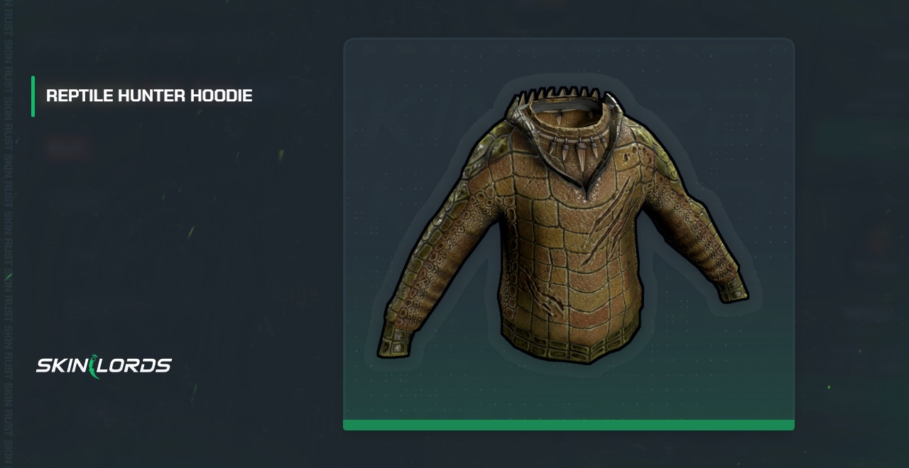 Casaco com capuz Reptile Hunter Rust Skin