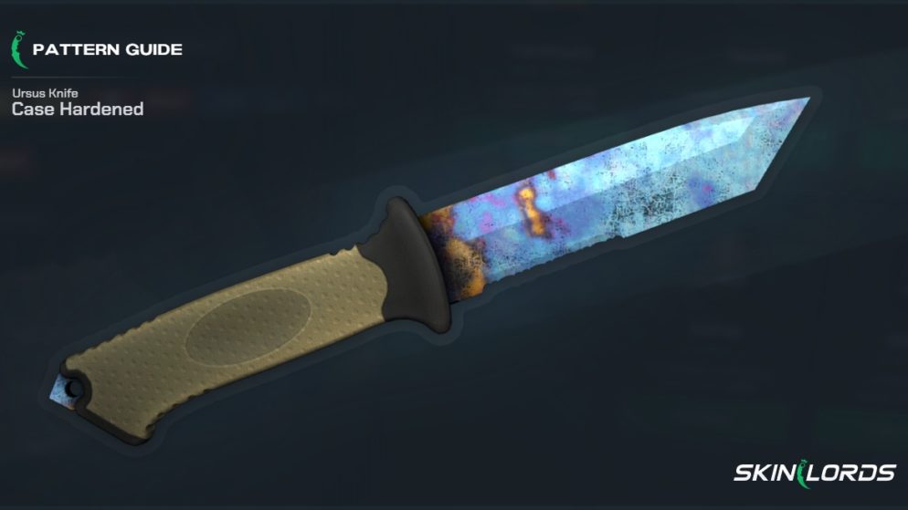 Ursus Knife Case Hardened All Blue Gem Seeds SkinLords