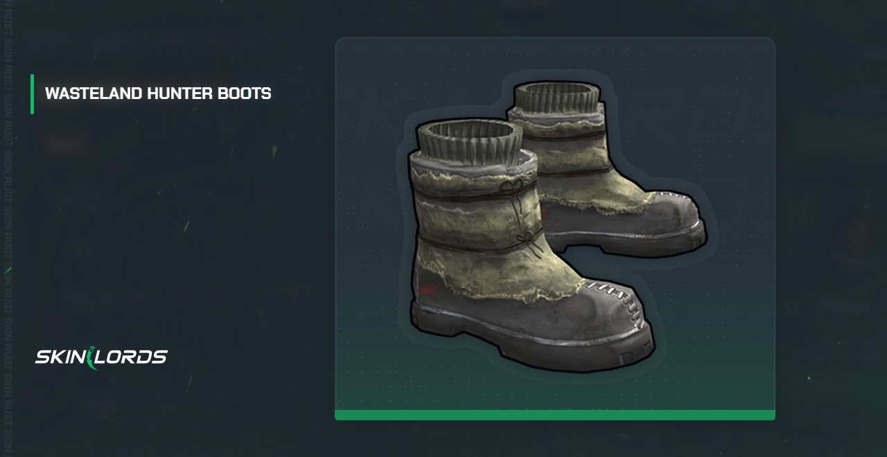 Botas de cazador Wasteland Rust Skin