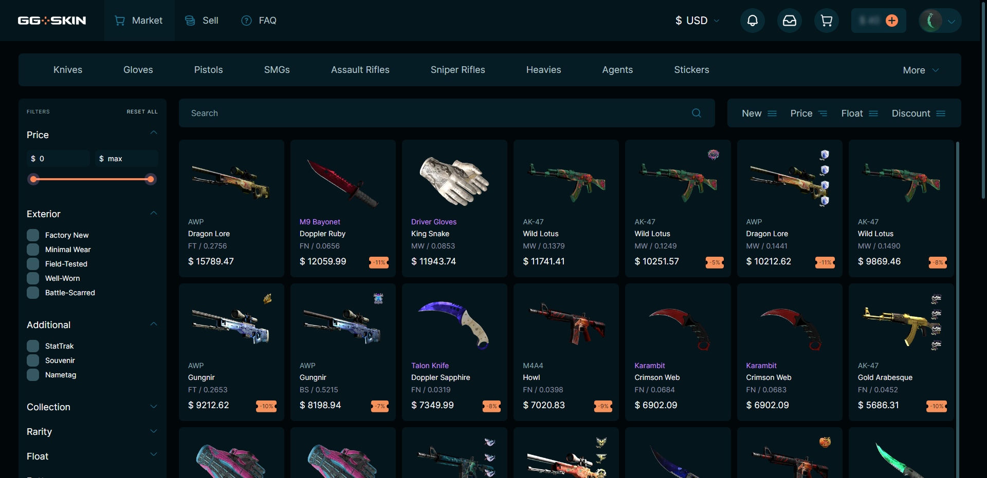 GGSkin CS:GO Marktplatz