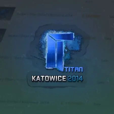 Naklejka Titan Holo z Katowic 2014 sprzedana za $ - 80 000 USD