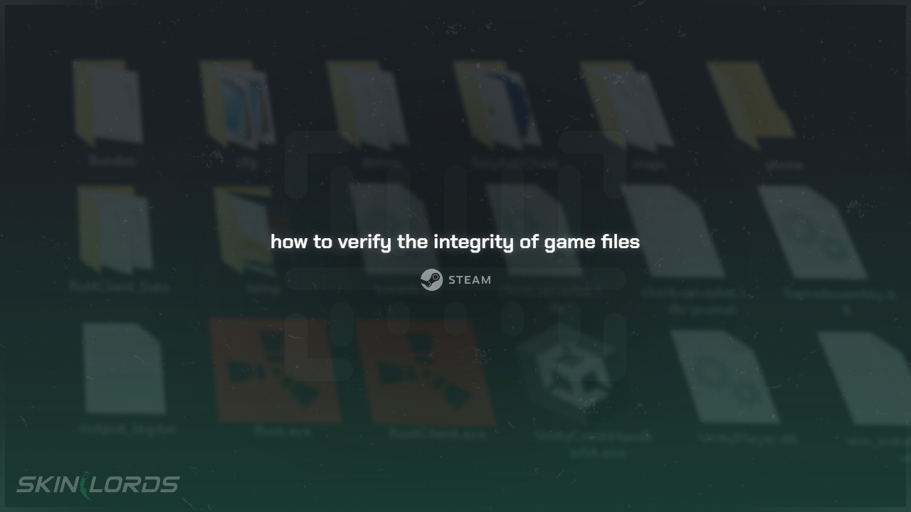 Проверка целостности файлов на сайте Steam Game - SkinLords