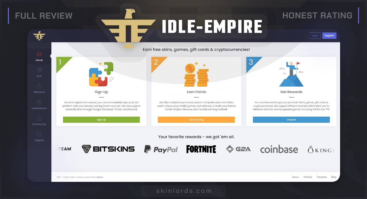 Earn Free  Gift Cards In 2023 - Idle-Empire