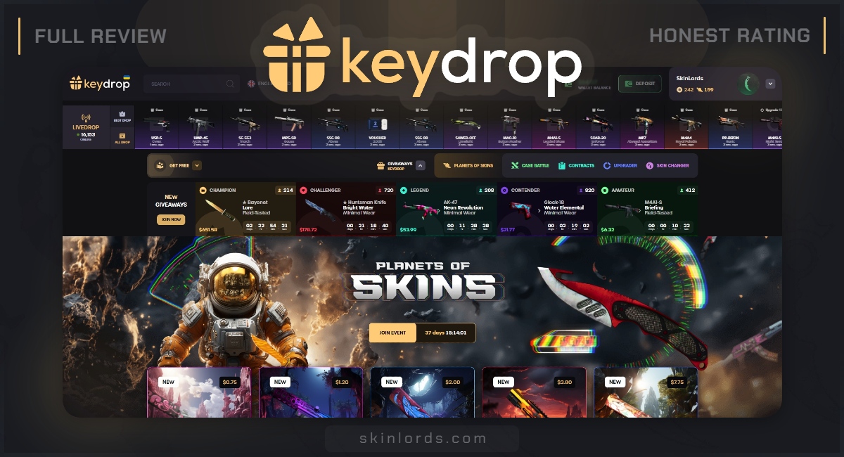 THIS CASE IS EXPENSIVE WITH EXPENSIVE SKINS! (NEW KEY DROP PROMO