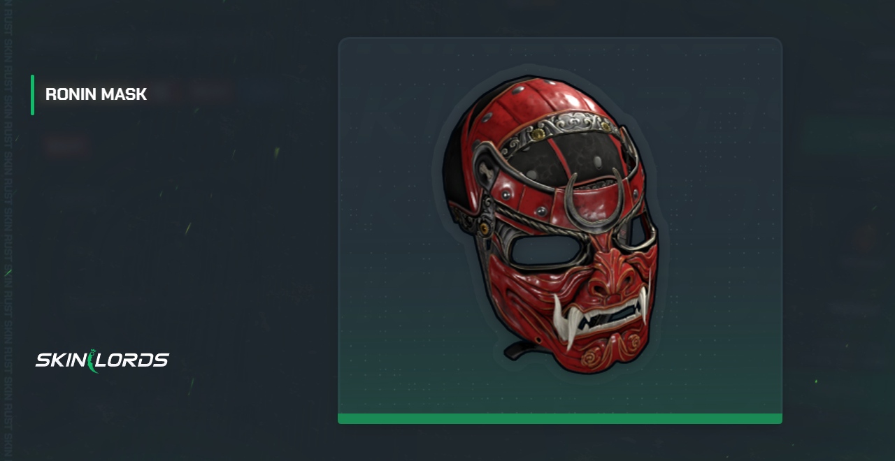 Ronin Facemask Rust Skin