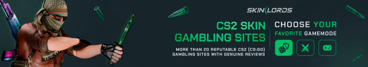 Best CS2 Gambling Sites Banner SkinLords