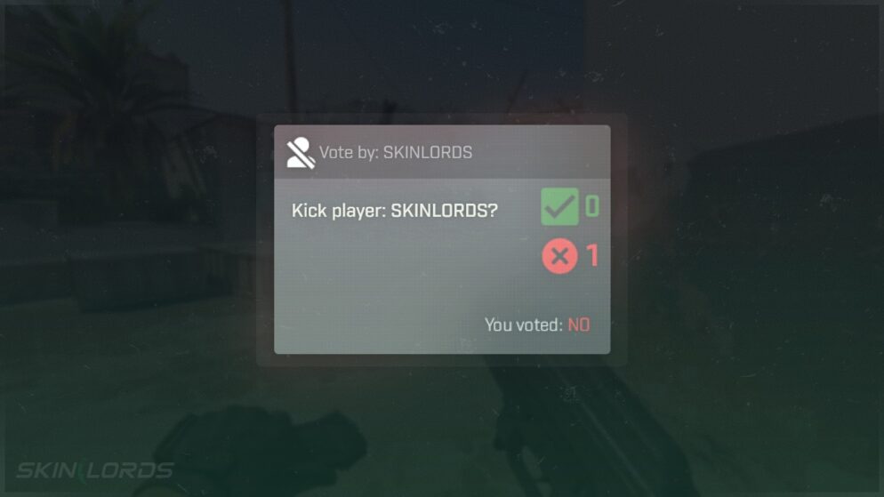 How to Vote Kick Yourself in CS2 - SkinLords