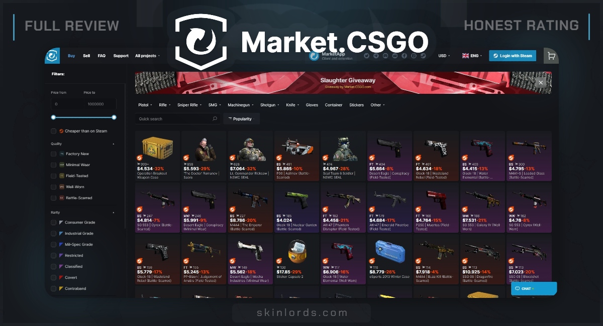 Market.CSGO.com Review in 2025 - Is MarketCSGO Legit?
