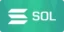 Solana SOL Cryptocurrency Icon