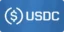 USD Mynt USDC Kryptovaluta Ikon